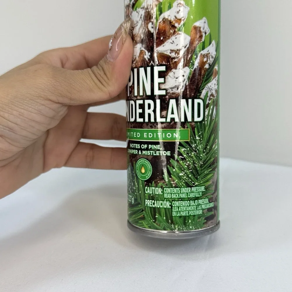 Glade Pine Wonderland Limited Edition Spray 8 Oz‎ 70% Full Holiday Air Freshener